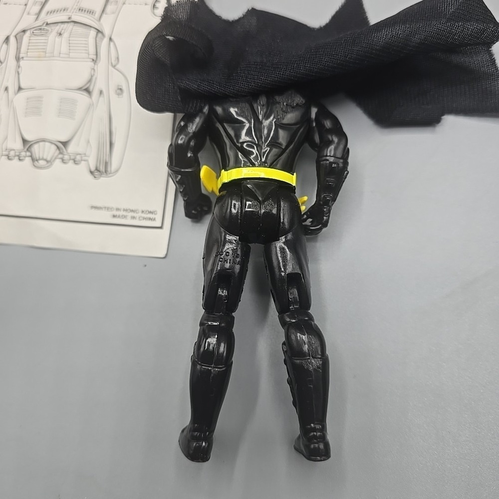 1989 Toy Biz Batman Batmobile w/ Rocket Launcher + Armor Cocoon & Box - Picture 4 of 16